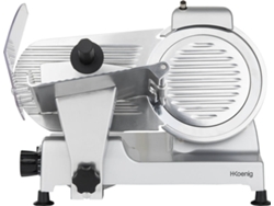 Cortafiambres H.KOENIG MSX220, Cuchilla Italiana 22 cm, Grosor Ajustable 0-12 mm, Motor 240 W, 282 rpm
