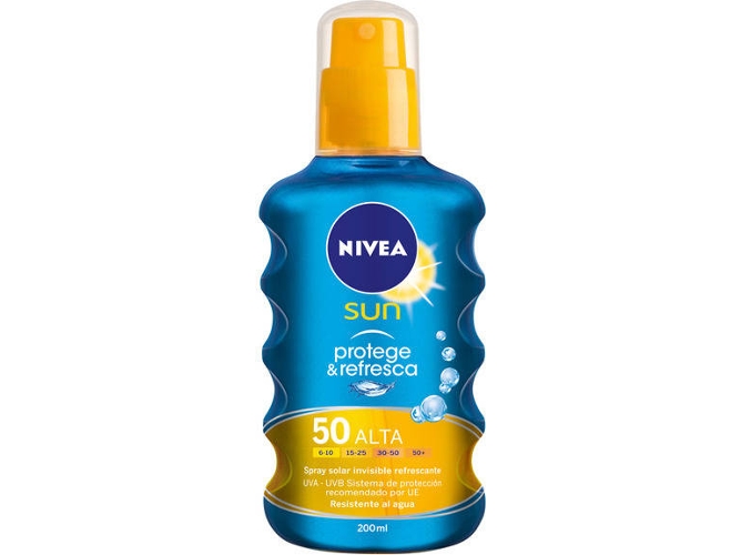 Protector Solar NIVEA Protect & Refresh SPF 50 (200 ml)