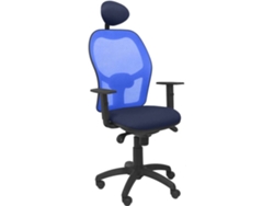 Silla de Escritorio Operativa PYC Jorquera C Azul A (Brazos Ajustables - Malla)