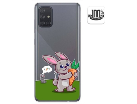 Carcasa Samsung Galaxy A71 TUMUNDOSMARTPHONE Conejo Multicolor