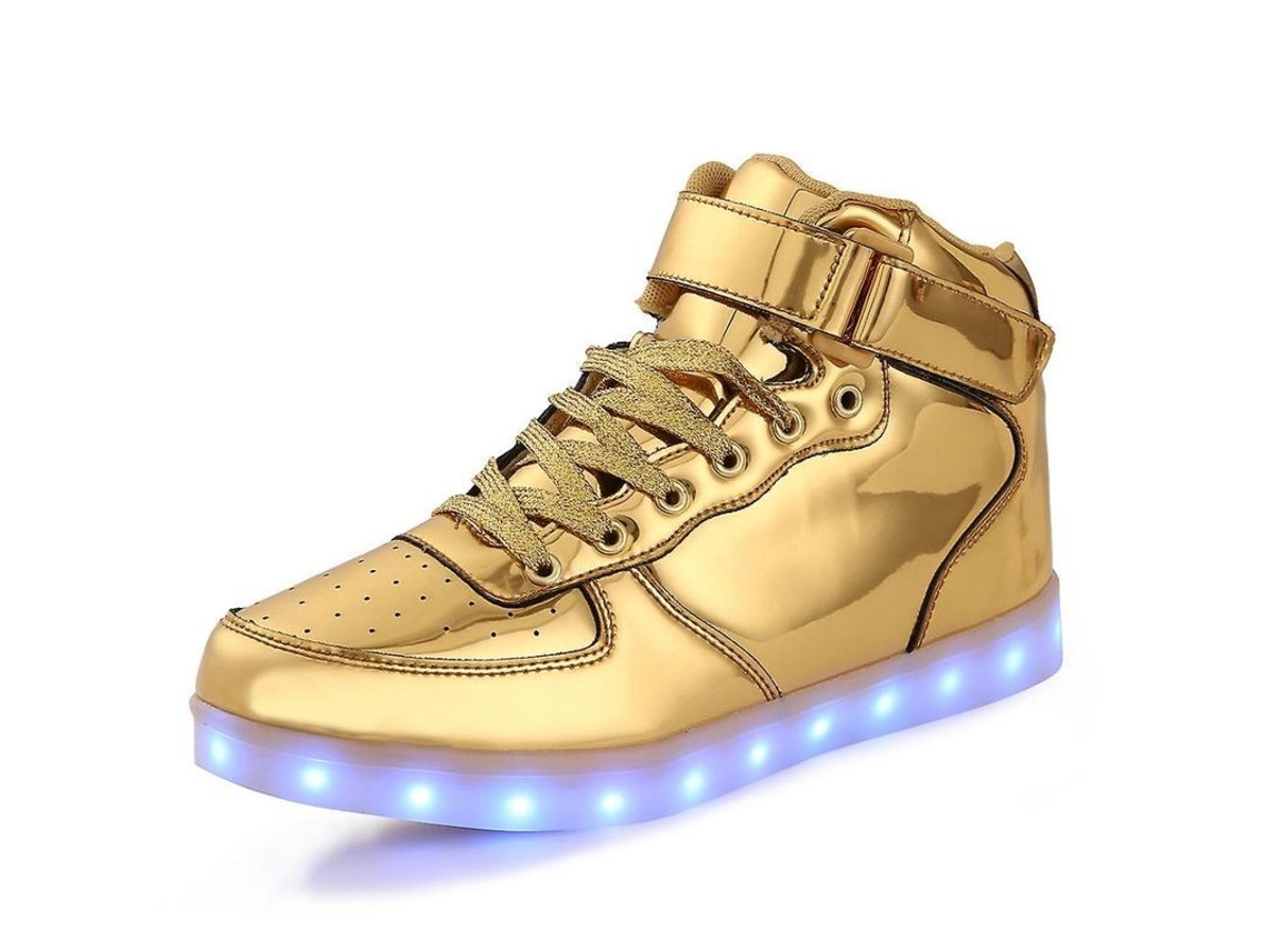 Zapatillas Deportivas Led Con Luces Para Niños Y Niñas, Ligeras Y Antideslizantes, Talla 16 Hxp
