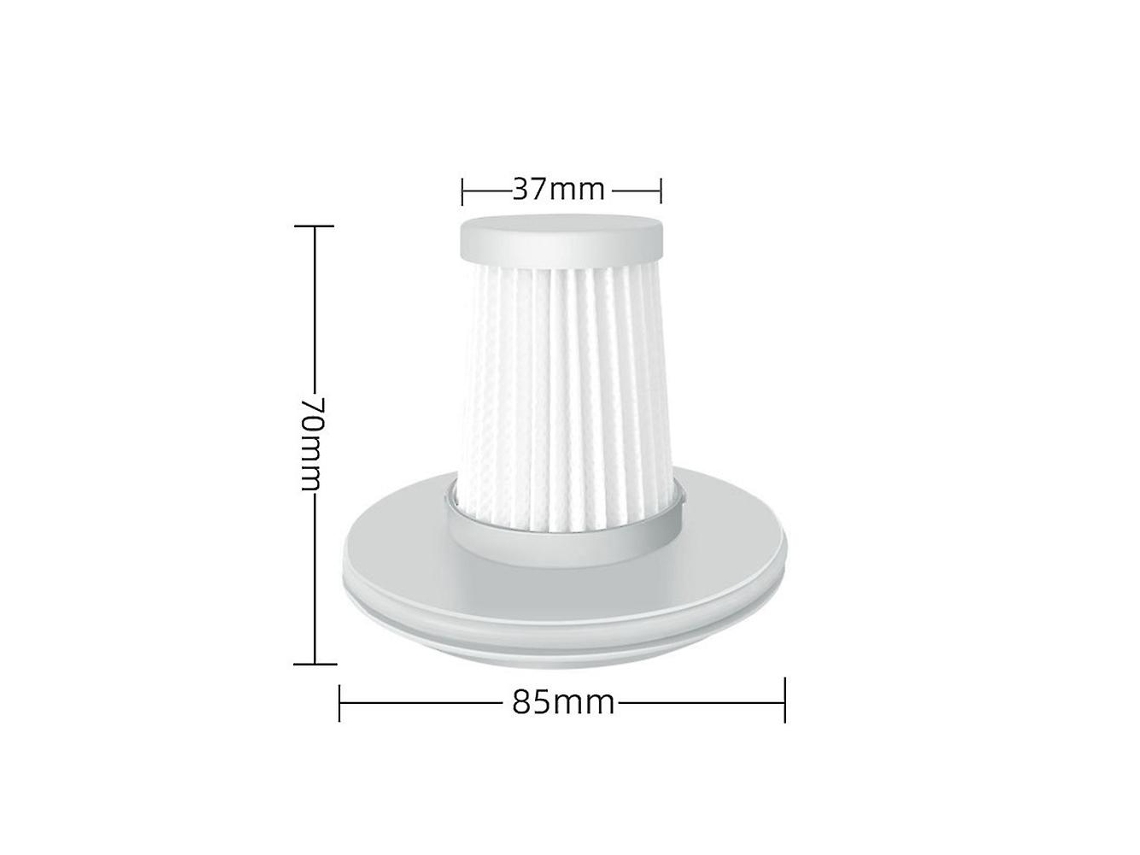 Filtro hepa 3 peças para aspirador de pó de remoção de ácaros xiaomi mjcmy01dy