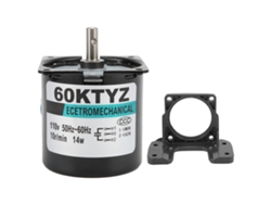Motor síncrono de CA de 14 W con imán permanente, eje central, soporte XD60KTYZ, 10 RPM, 110 V CA