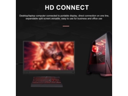 Monitor portátil EOOCOO (pantalla IPS de 15,6 pulgadas, resolución 1080p)