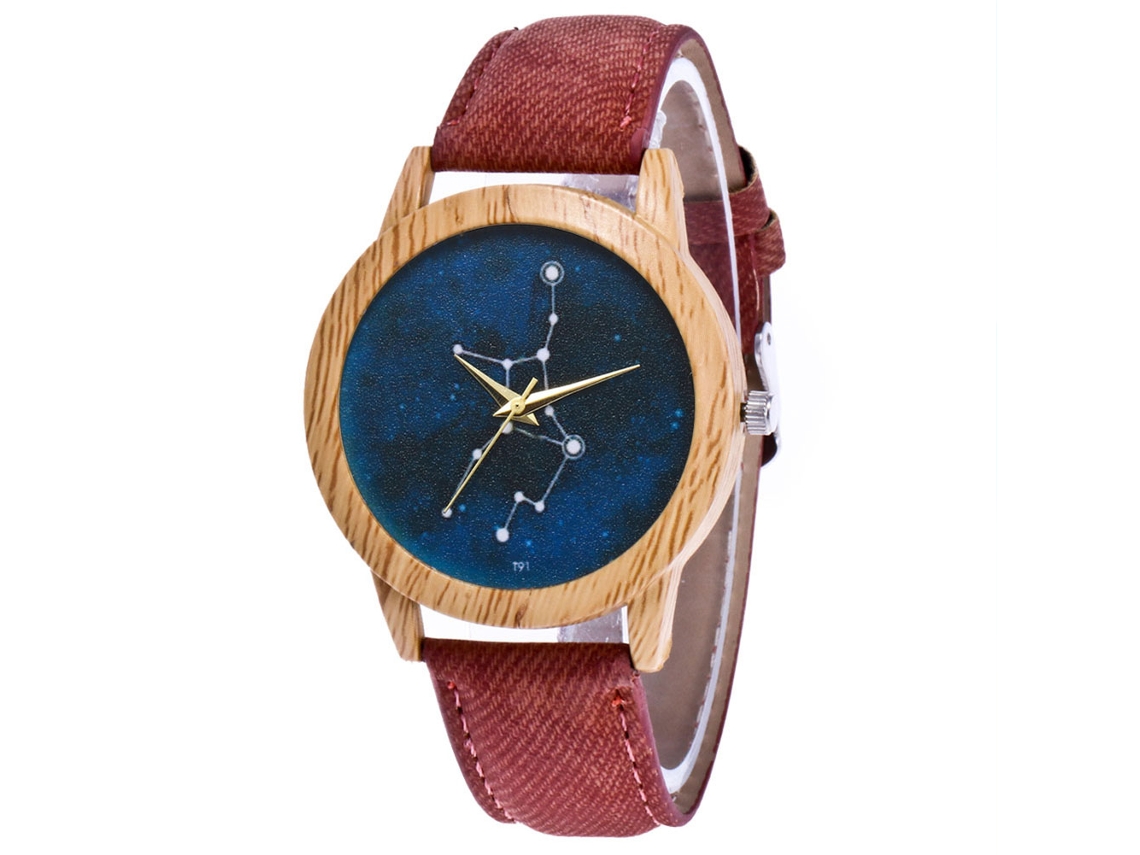 Reloj De Pulsera Casual De Cuarzo Con Correa De Denim Para Hombre Y Mujer