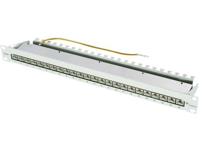 Panel de Parcheo TELEGÄRTNER 19-inch Patch Panel MPP24-HS K Cat.6A