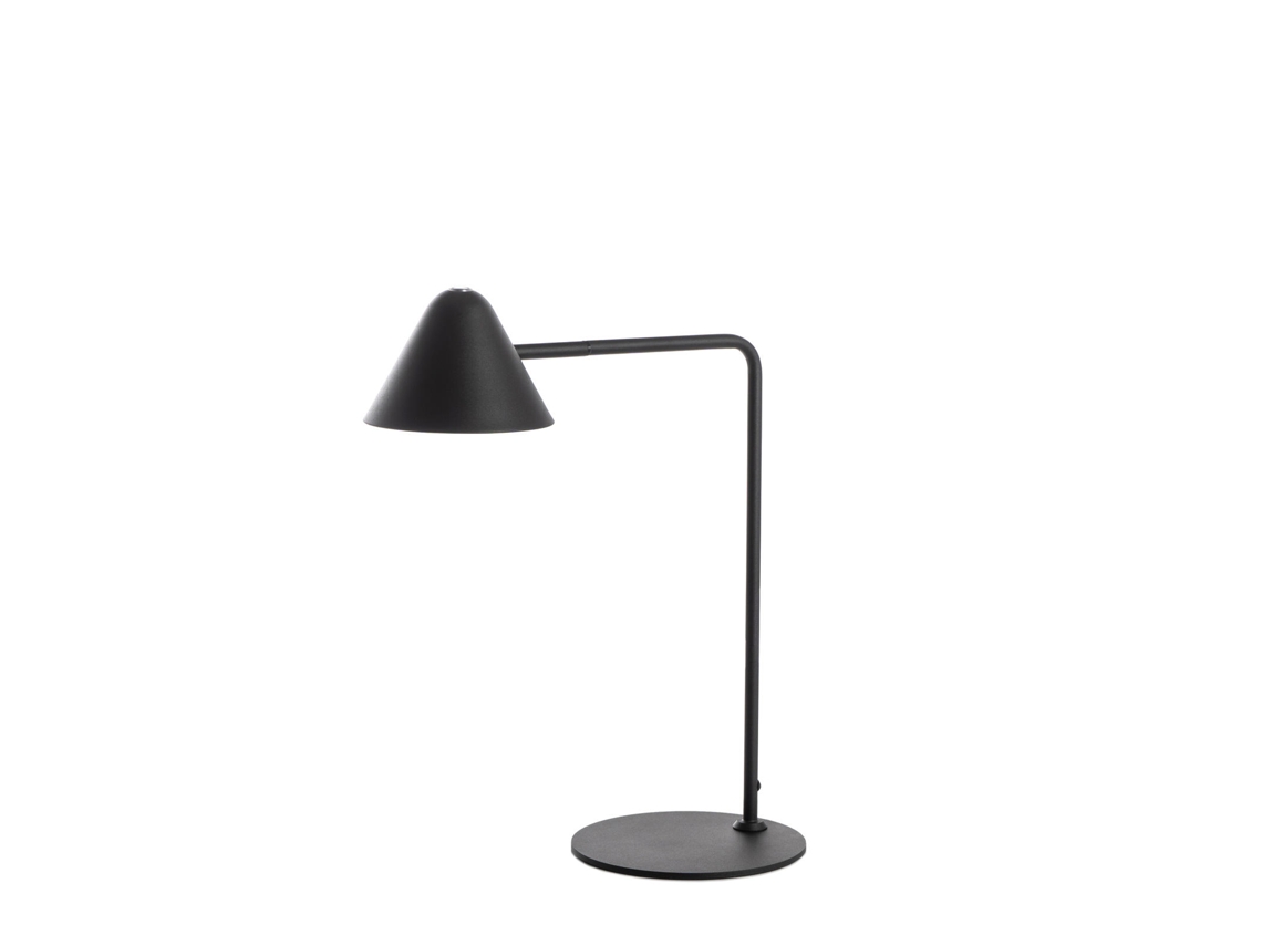 Lámpara de mesa LED Antares en piedras metálicas negras