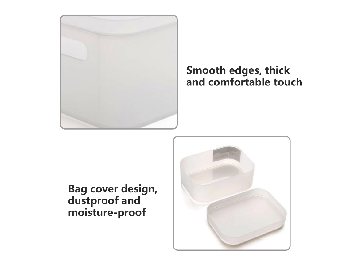 Organizador de maquillaje acrílico para cosméticos transparente (24x17x16cm) Kofihety