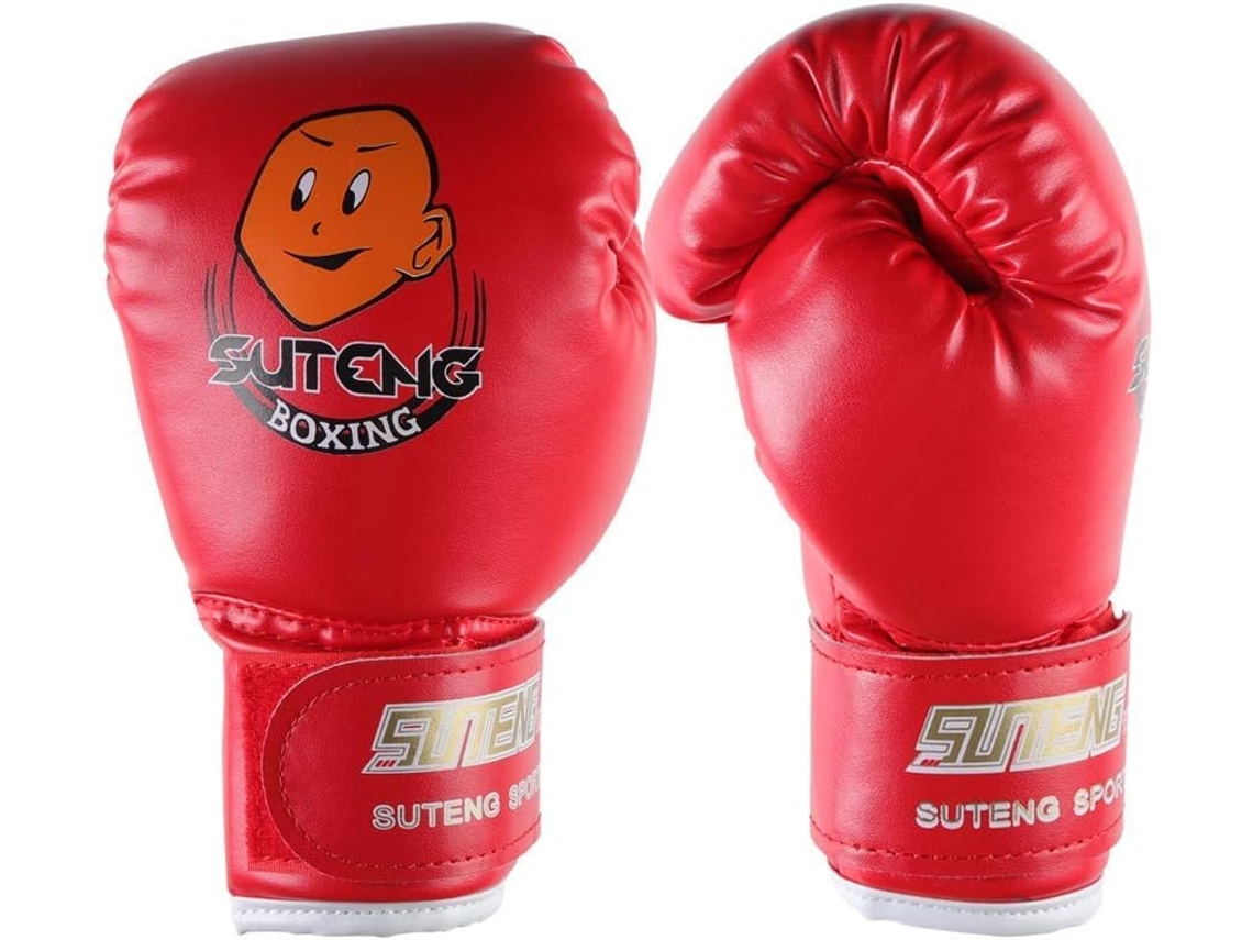 Guantes de boxeo para niños, guantes de entrenamiento de PU, guantes acolchados de Muay Thai