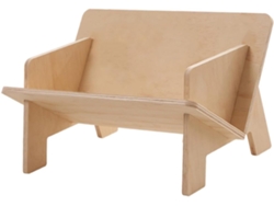 Estantería De Oficina De Madera Inclinada Para Guardar Material De Oficina, Diseño Sencillo Y Que Ahorra Espacio.