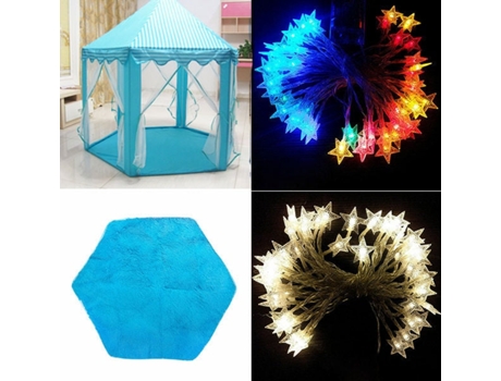 Piscina de Bolas Tipi Portátil, Castillo de Princesa, Casa de Juegos, Carpa Pequeña Estilo E