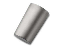 Vaso de camping de titanio de doble pared lijado