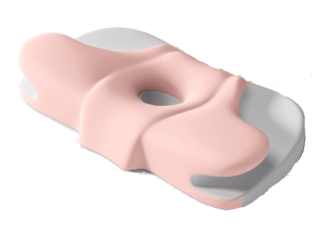 Almohada Cervical Ergonómica De Espuma Viscoelástica Transpirable Adecuada Para Aliviar El Dolor De Cuello (rosa) Cuich