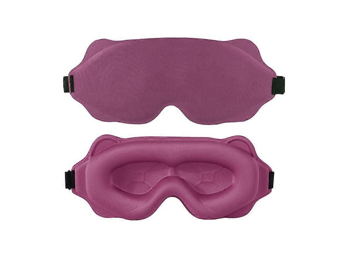 Antifaz 3D para dormir que bloquea la luz, compatible con los ojos, suave, para conciliar el sueño e ideal para viajar. Transpirable y cómodo.
