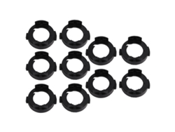 10 Soportes De Base Para Faros Led De Abs, 12 V, 100 W, Adaptador, Retenedor De Bombilla H710
