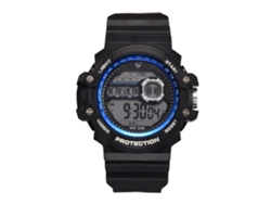 Reloj Deportivo Electrónico Azul Resistente Al Agua Hasta 30 M Para Hombres Y Estudiantes.
