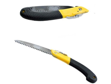 Sierra de Mano Plegable Jardinería Camping Madera 7/177Mm Poda Manganeso TRADE SHOP TRAESIO
