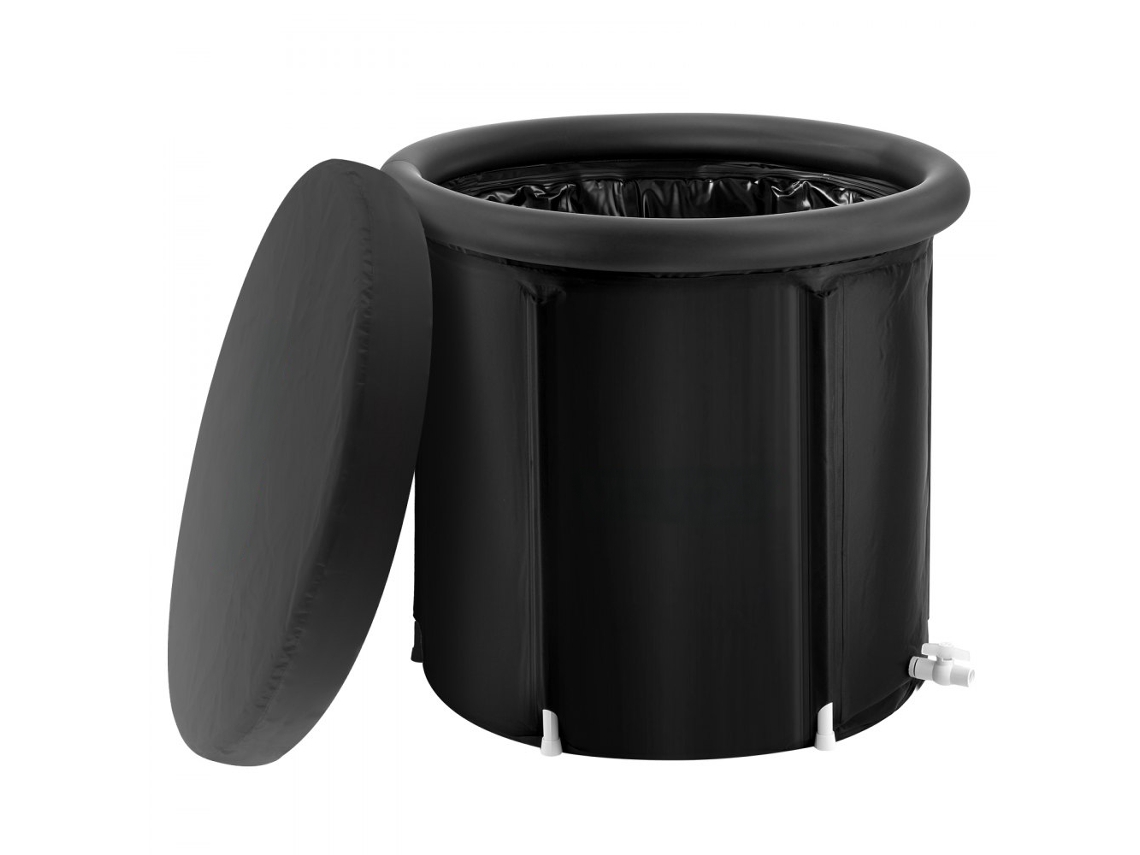 Baño de recuperación de terapia de frío de 330L con tapa, bolsa de transporte y drenaje Tekmaquinas