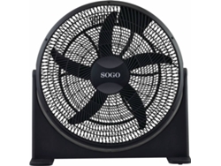 Ventilador de Suelo SOGO VEN-SS-21100 (3 velocidades - 125 W - Diámetro 50 cm)
