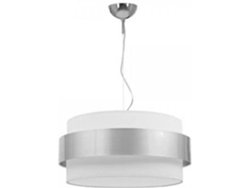 Lámpara de Suspensión FABRILAMP Bremen (Blanco - E27 - 60 W - Textil)