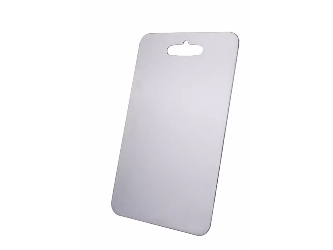 Tabla De Cortar De Acero Inoxidable/azulejo Para Cocina, Camping Y Uso Al Aire Libre - Anticorrosión, Fácil De Limpiar, Doble Cara