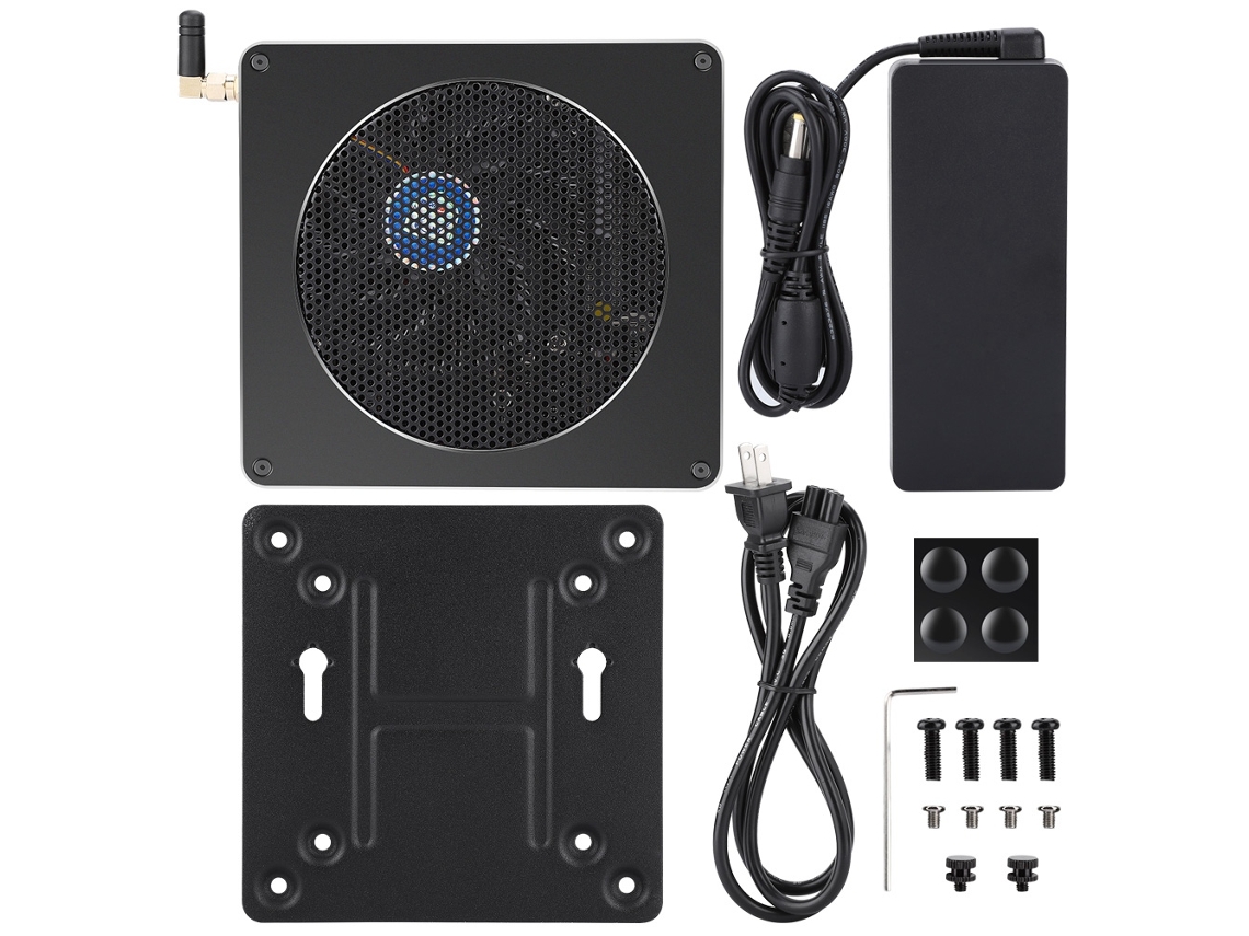 Mini PC (6 núcleos, 16 GB de RAM, 512 GB de SSD)