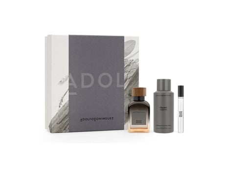 Set de Perfume Adolfo Dominguez Ébano Salvia 3 Piezas