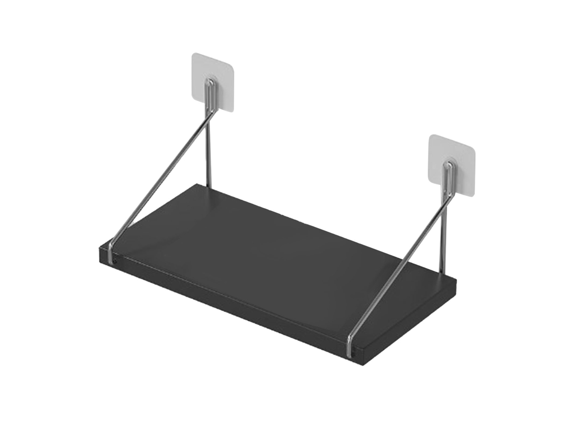 Caja De Almacenamiento De Gran Capacidad, De Metal Y Madera, Para Montaje En Pared, Para Router Wi-fi, Fácil Instalación, Color Negro.