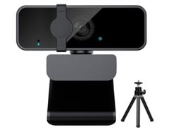 Cámara web para PC, Full HD 1080p con micrófono, ángulo amplio de 105° para transmisión y grabación de video Yizhood (negra)