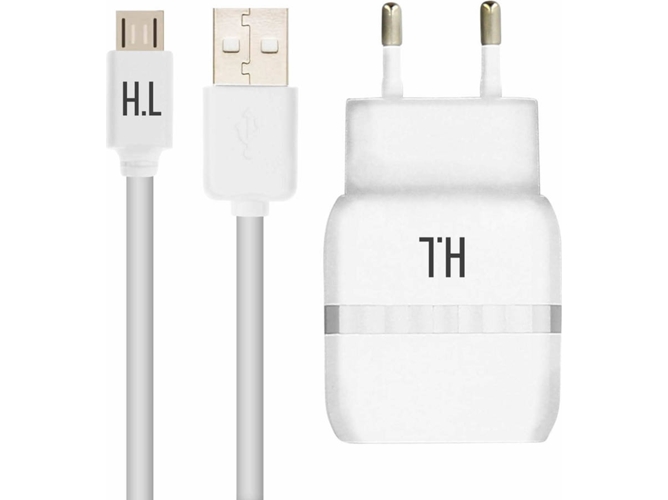 Cargador de Pared AVIZAR USB/Micro USB 2xUSB