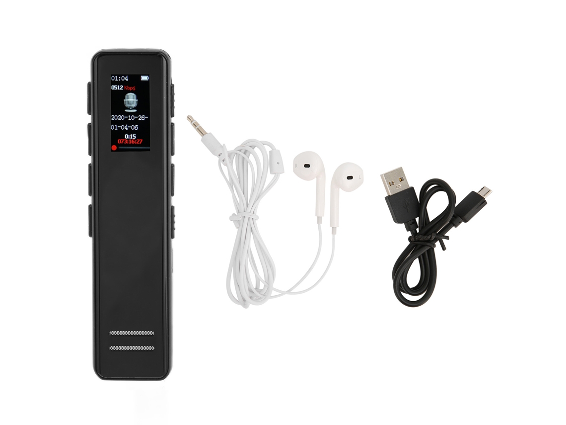 Minigrabadora De Voz Digital Portátil De 32 Gb Con Reducción De Ruido Hd Para Clases, Reuniones Y Entrevistas.