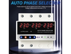 Protector De Tensión Trifásico Con Conmutación Automática De Fases, Pantalla Digital Ajustable Y Microcontrolador.