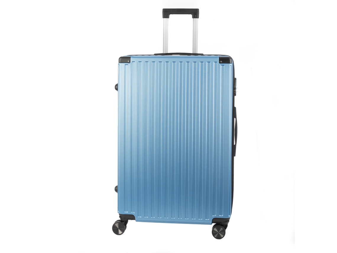 Maleta Gran Volumen Trolley Rígida Ultraligera, De Abs De Alta Resistencia Con Esquinas Reforzadas. Cerradura Numérica Y 4 Ruedas Dobles 360°.