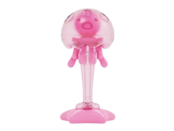 Juguete De Mordedor Medusa Con Luz Y Sonido Susurrante Desarrollo Cognitivo Silicona Para Bebés Rosa