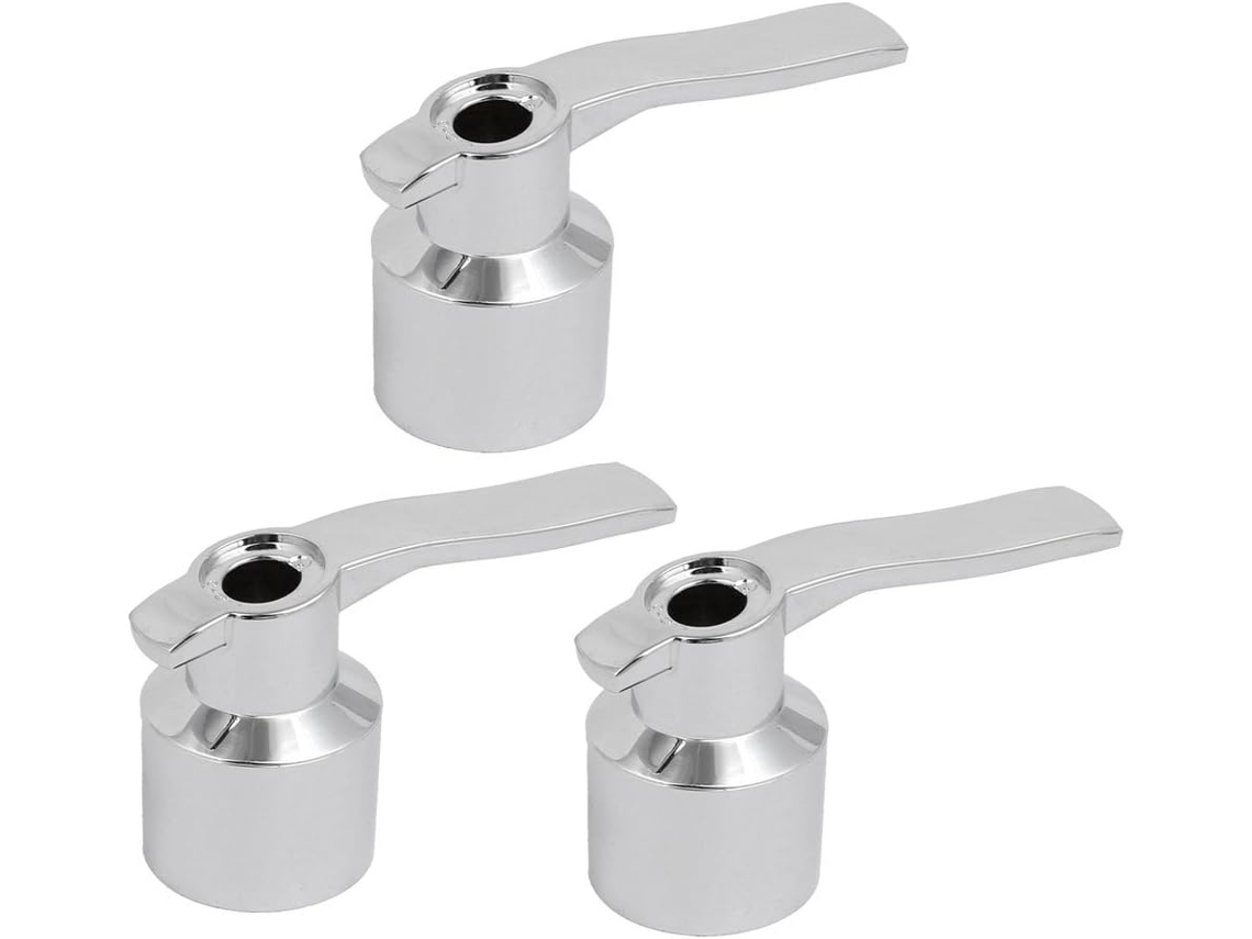 Kit De Adaptadores De Manija De Ajuste Universal De Aleación De Zinc-k Para Grifo. Tono Plateado.