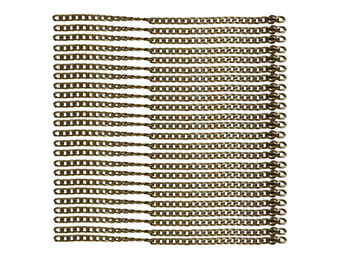 Cadena De Hierro Con Abrazadera De 10 Metros, Duradera Y Elegante Para Accesorios De Joyería.