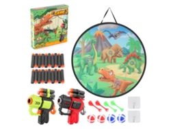 Diana De Dardos 3 En 1 Con Diseño De Dinosaurio Para Niños: Juguete Seguro Para Niños Y Niñas.