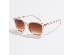 Gafas de ciclismo cuadradas unisex de estilo retro Y2K con degradado gris y protección UV400 MDUG (champán)