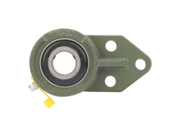 Acessório Rolamento Esférico Com Flange 3 Parafusos Aço Alto Carbono Cromado Inserível Rolamento Ucfb207