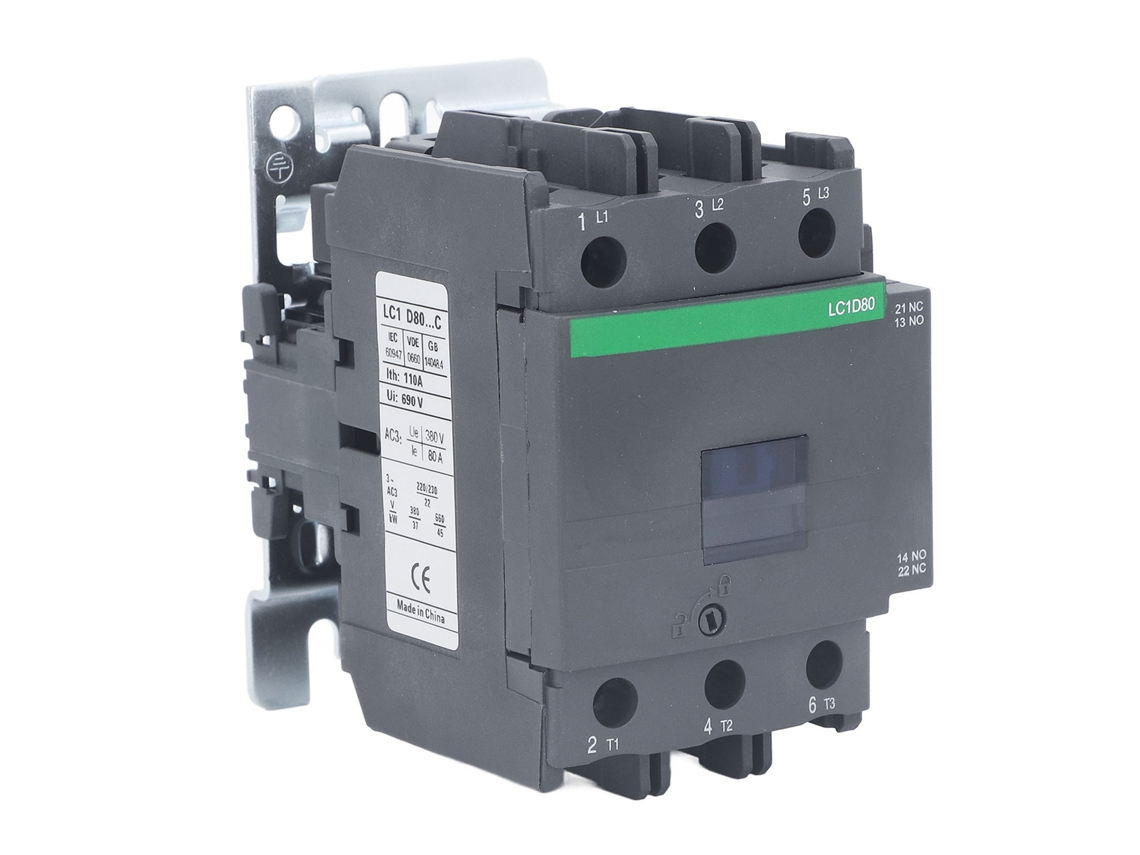 Contactor De Ca 80a Lc1d80 380v Bobina 48v 1no 1nc Industrial
