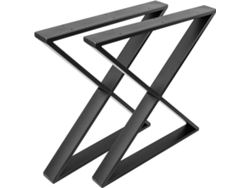Conjunto de 2 Piernas de Mesa PRIMEMATIK.COM IP00200 (68x8x71cm)