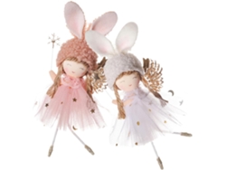 Colgantes De Ángel De 2 Piezas, Decoraciones Navideñas, Adornos Colgantes Para Árbol De Navidad Para Uso Interior Y Exterior.