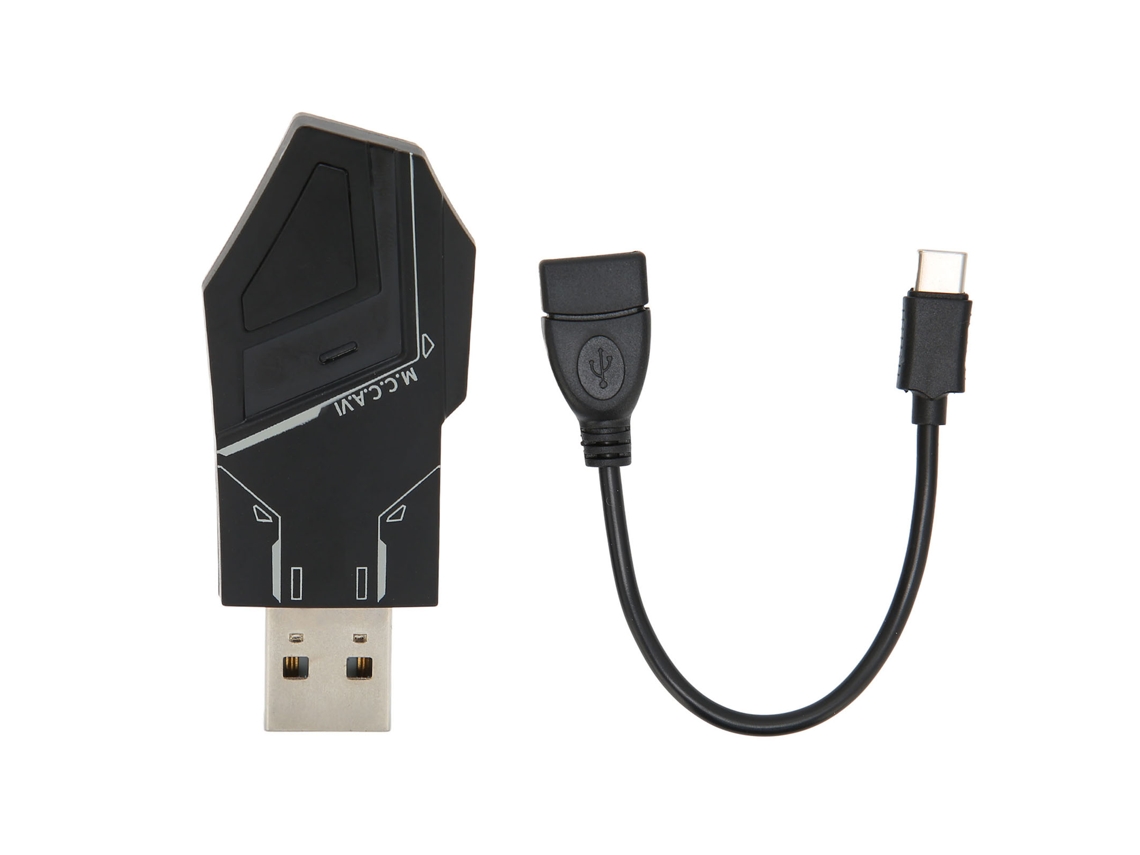 Adaptador De Controlador Inalámbrico Plug And Play Adaptador Usb De Baja Latencia Para Windows Negro