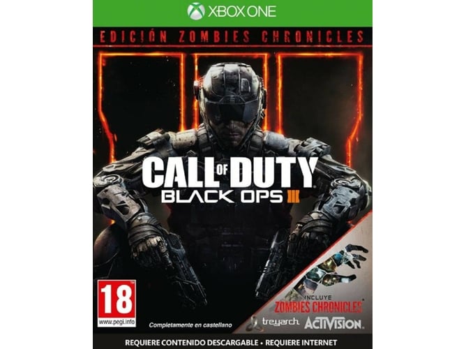 Juego Xbox One COD Black Ops 3 + Zombies Chronicles