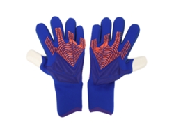 Guantes De Fútbol De Portero Con Agarre Firme, Látex Transpirable, Cómodos, Protección Para Los Dedos, Talla 10, Azul.