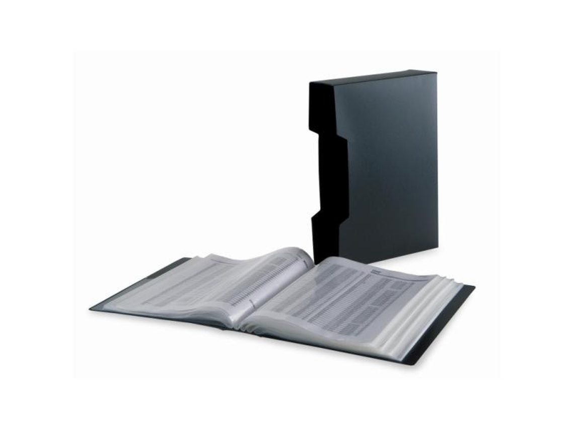FELLOWES 40318 Caja Archivador 80 Hojas Negro Polipropileno Pp
