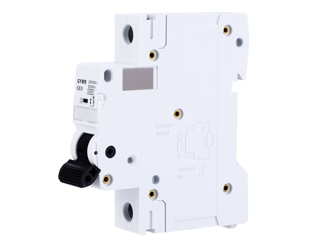 2026dz-interruptor De Circuito Miniatura Mcb 1p 63a 230/400vac Disyuntor Aire