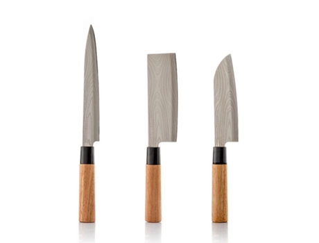 Juego de 3 Cuchillos de Cocina japoneses