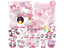 Calendario de Adviento Sanrio Hello Kitty 2026 Caja Sorpresa, Cuenta Regresiva de 24 Días para Navidad, Regalo Sorpresa para Niños Aeuzwr