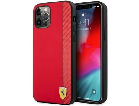 Carcasa Apple FERRARI iPhone 12 Pro Max Hardcase Rojo